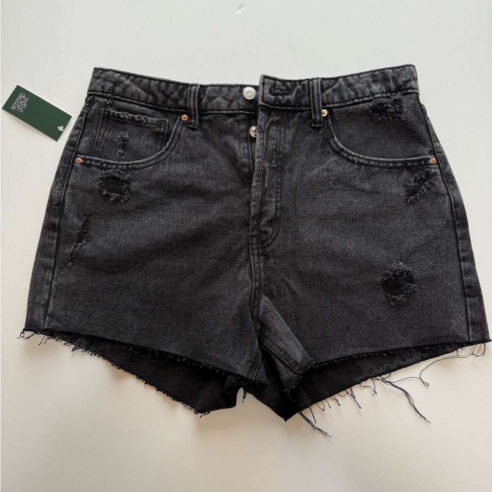 Wild Fable Black Distressed Jean Shorts